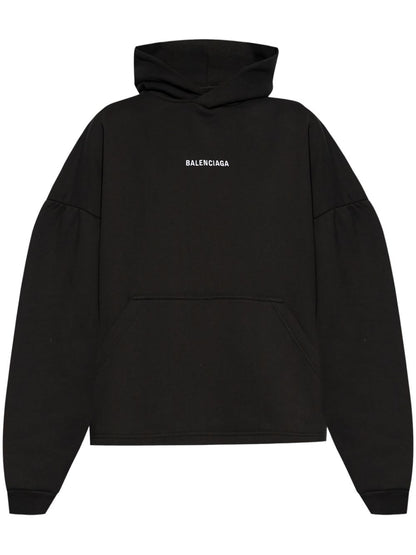 Logo cotton hoodie