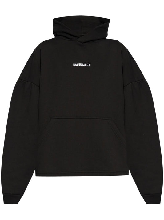 Logo cotton hoodie