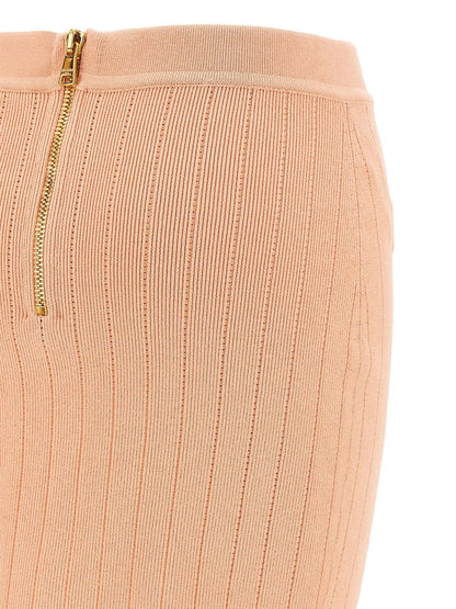 Knitted mini skirt