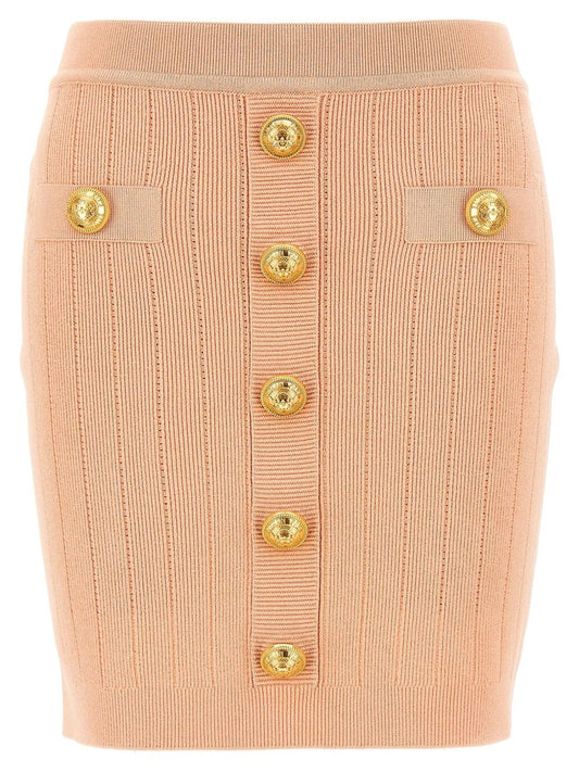 Knitted mini skirt