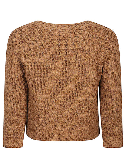Cotton and linen sweater