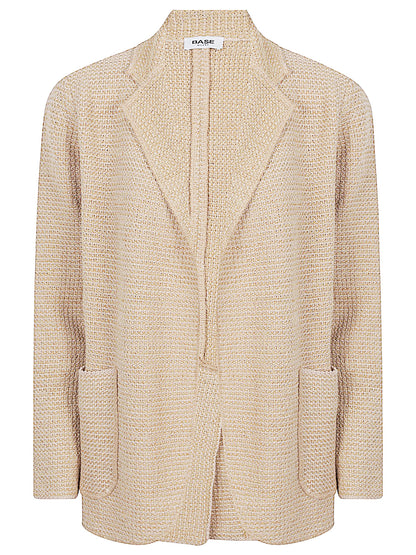 Cotton blend blazer jacket