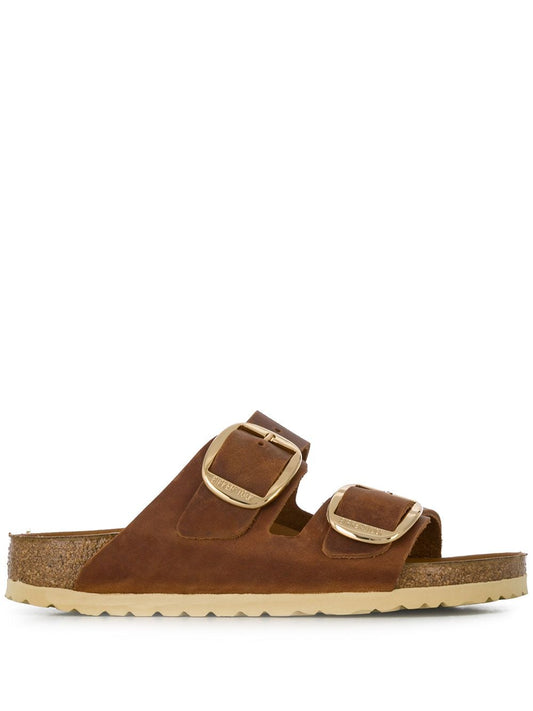 Arizona buckle oiled leather sandals