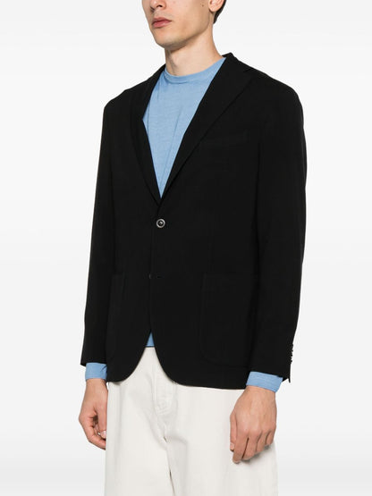 Wool single-breasted jacket