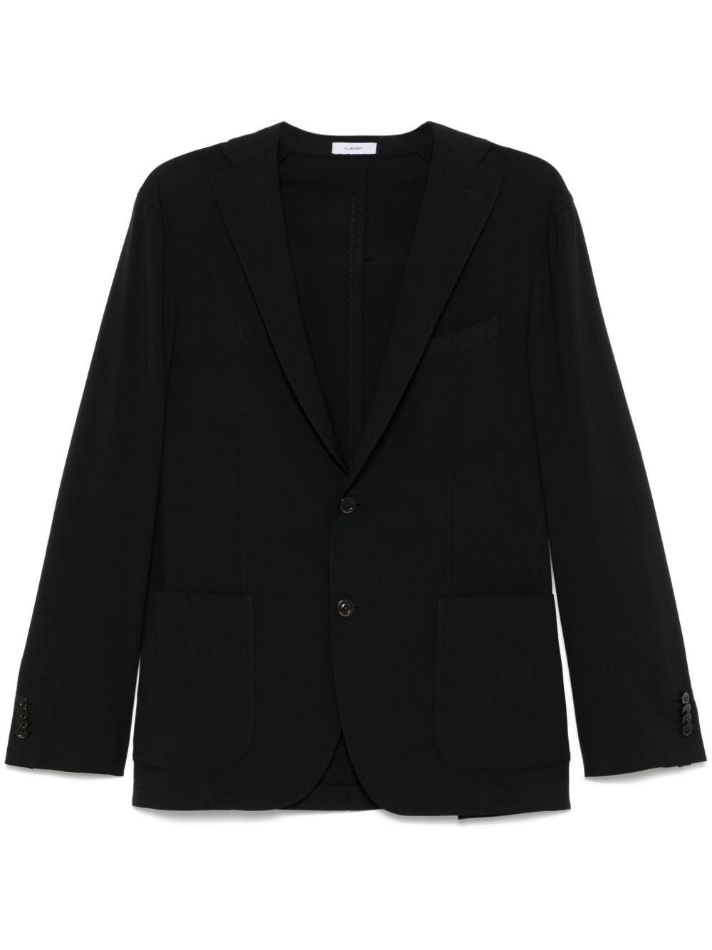 Wool single-breasted jacket