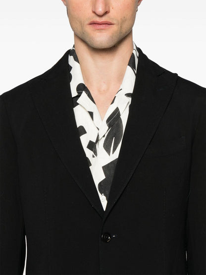 Wool double-breasted suit