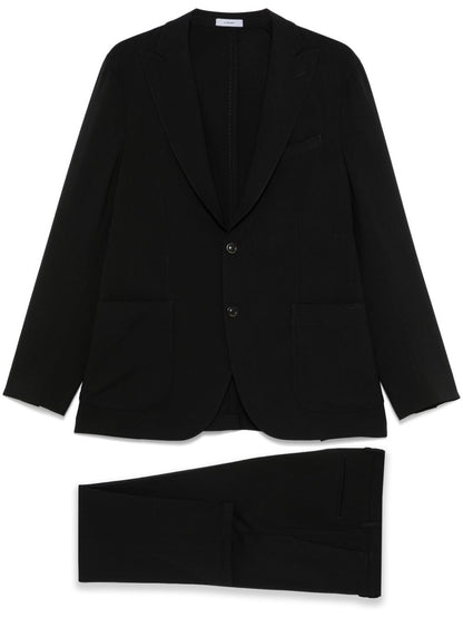 Wool double-breasted suit