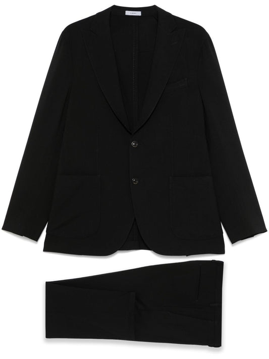 Wool double-breasted suit