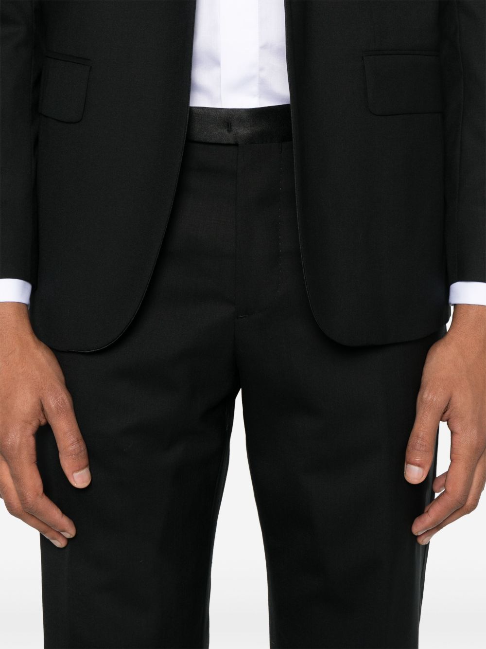 Wool tuxedo suit