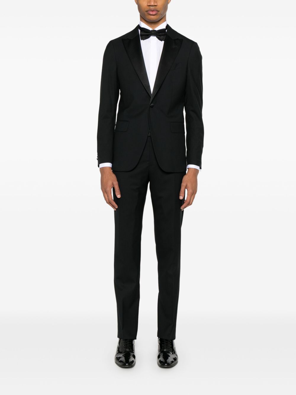 Wool tuxedo suit
