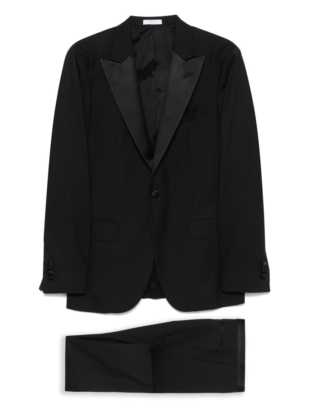 Wool tuxedo suit