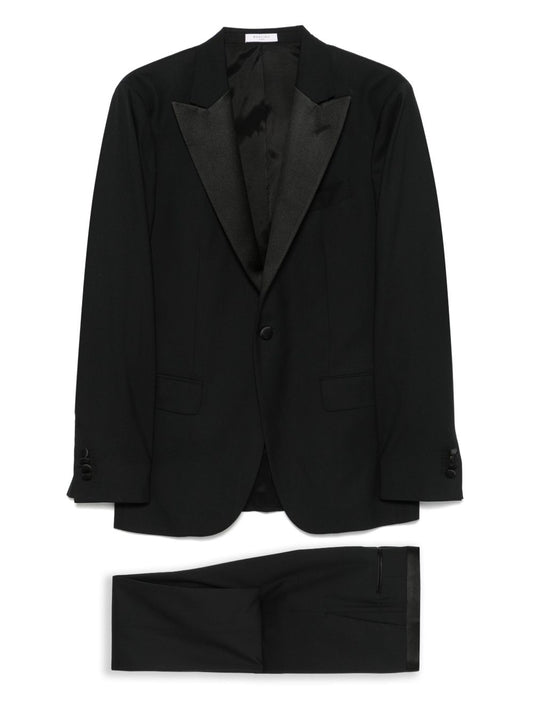 Wool tuxedo suit