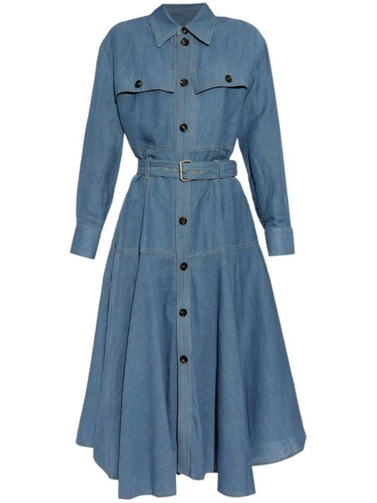 Midi shirtdress