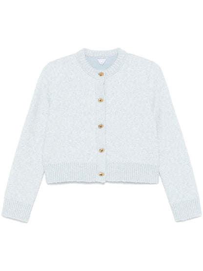 Bouclé wool cardigan