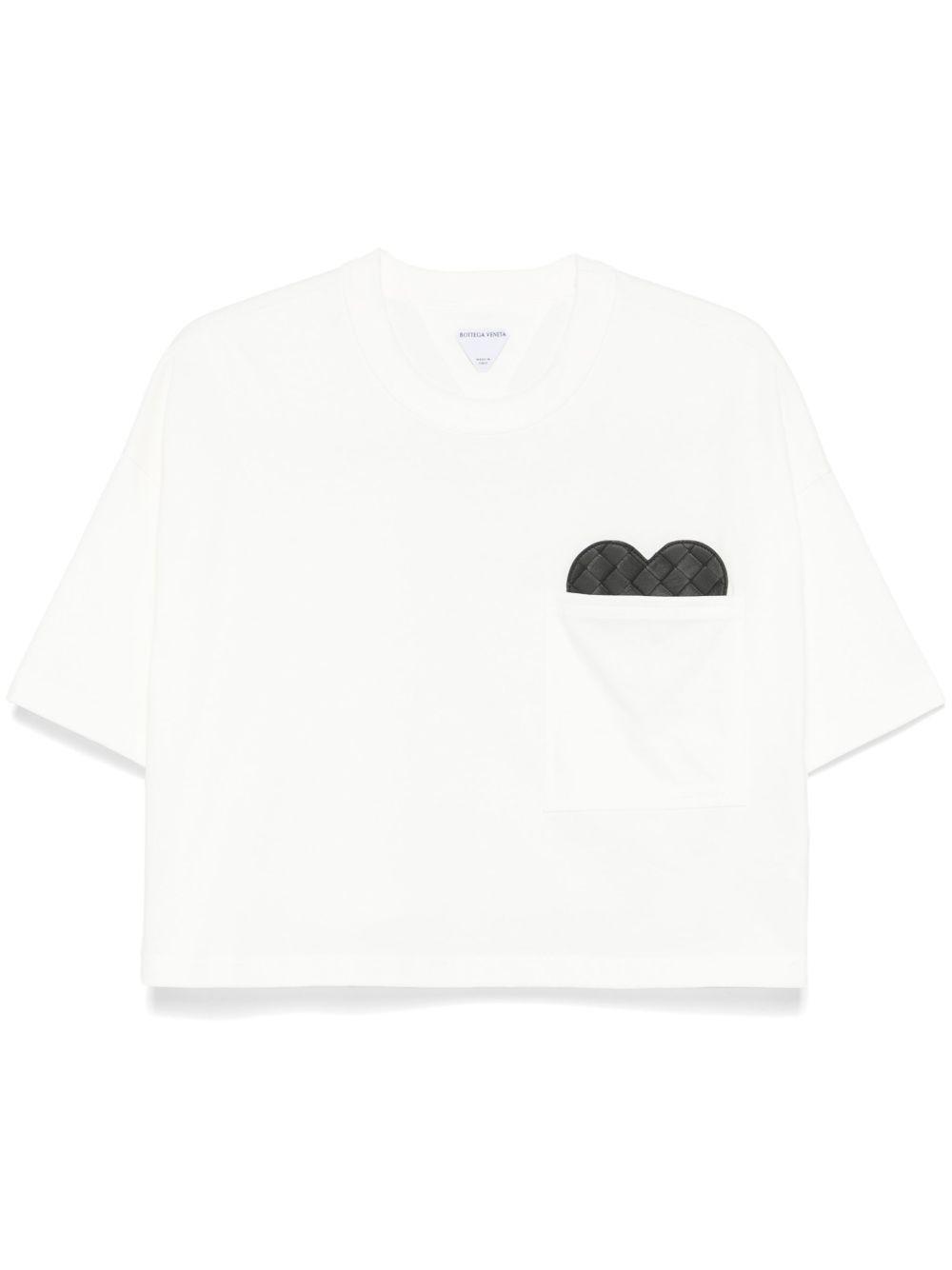 Heart detail cotton t-shirt