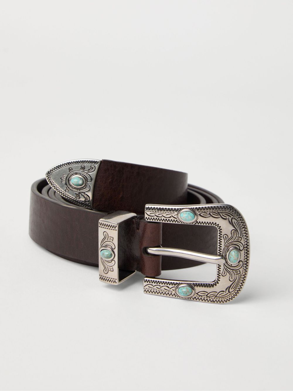 Leather belt