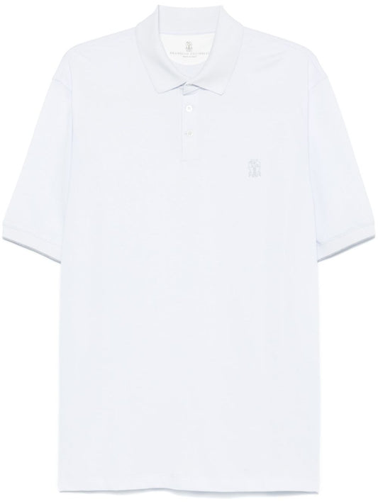 Logo cotton polo shirt