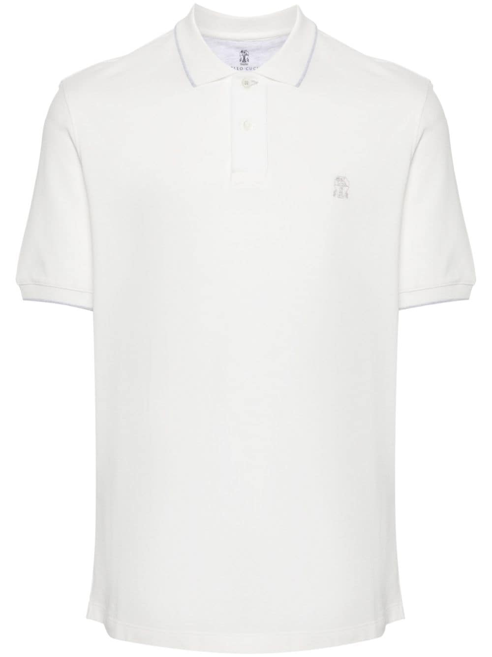 Logo cotton polo shirt