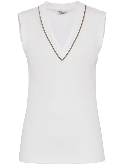 Cotton v-necked top