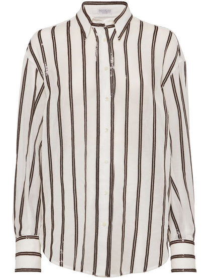 Striped cotton shirt