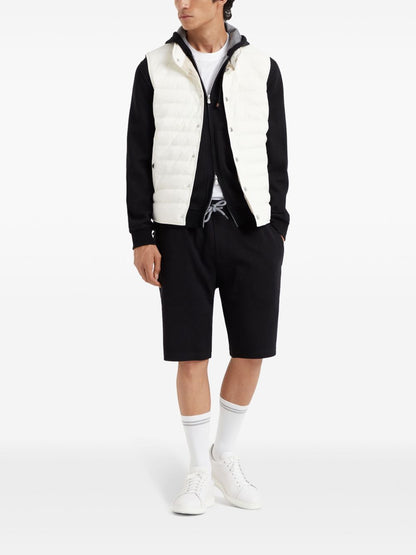 Cotton blend bermuda shorts