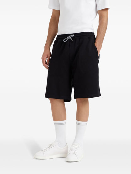 Cotton blend bermuda shorts