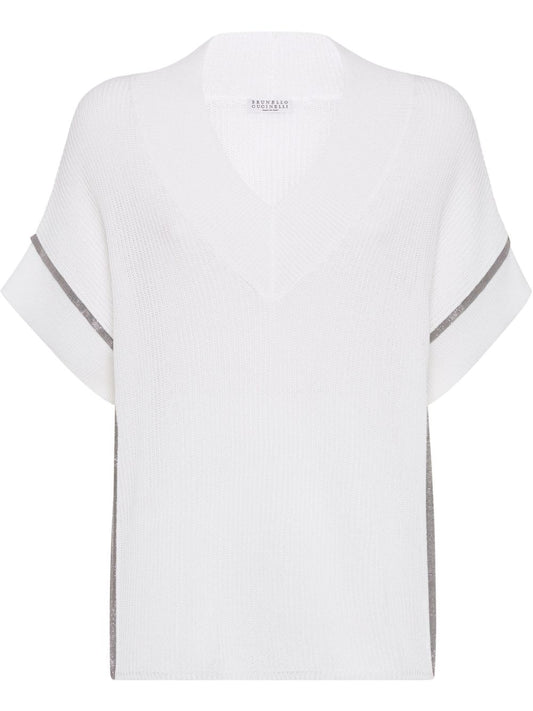 Cotton v-necked top