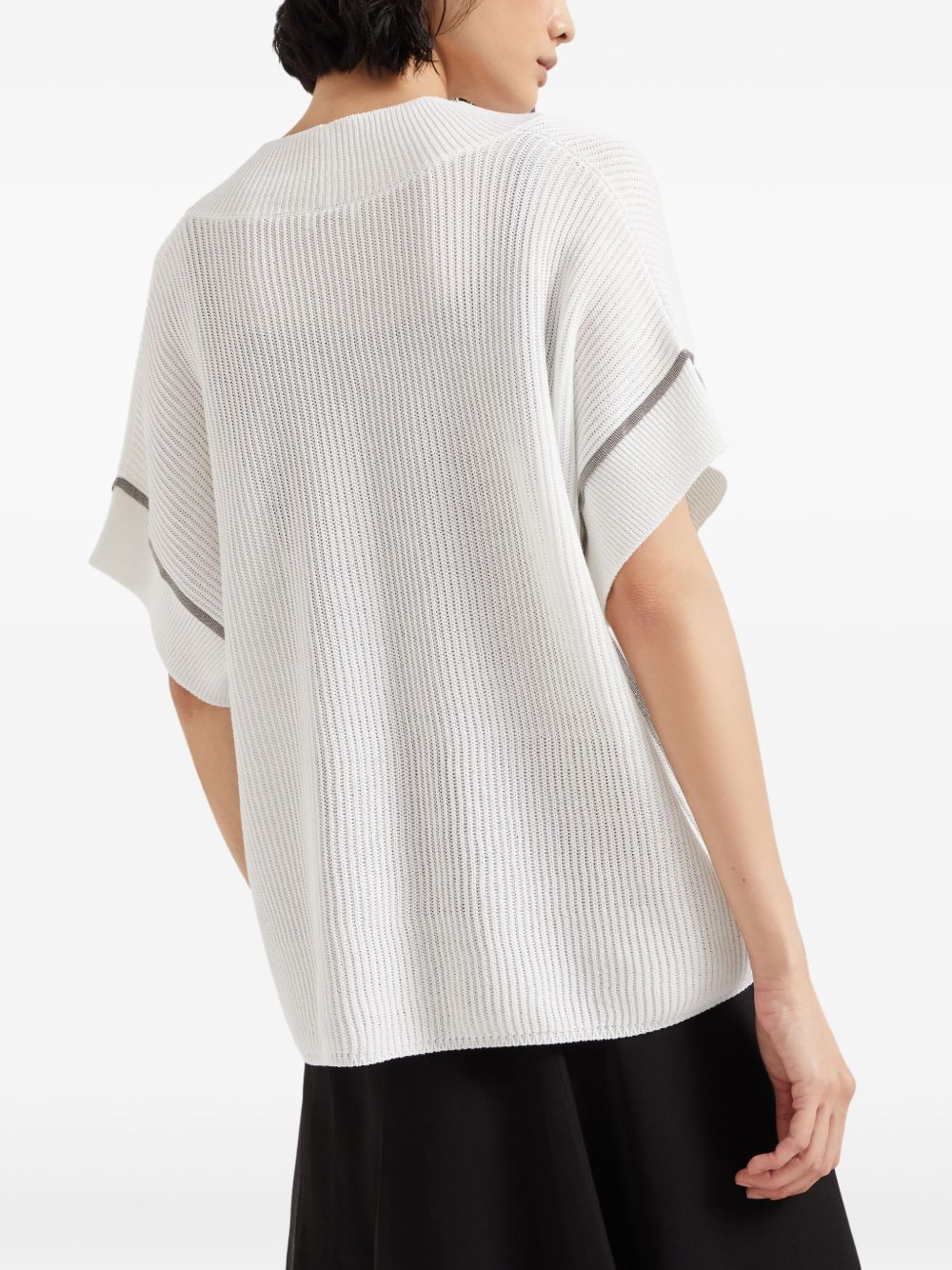 Cotton v-necked top