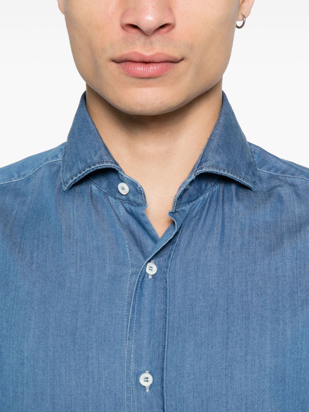 Denim cotton shirt