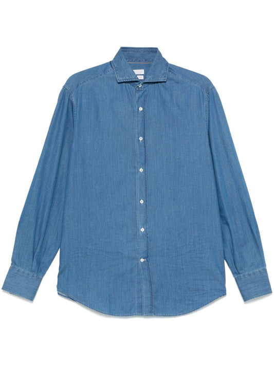 Denim cotton shirt