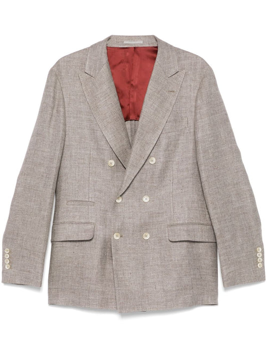 Linen blend jacket