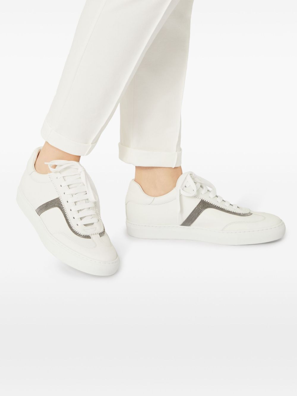 Leather sneakers
