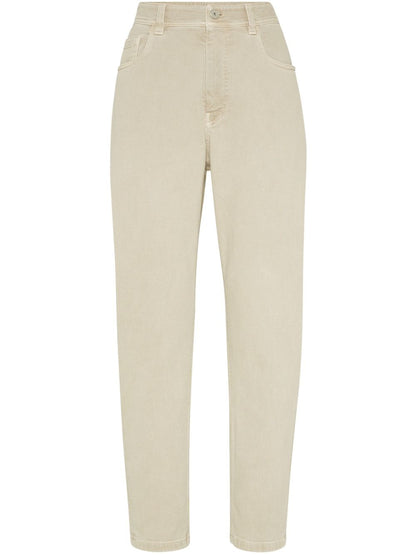 Denim baggy trousers