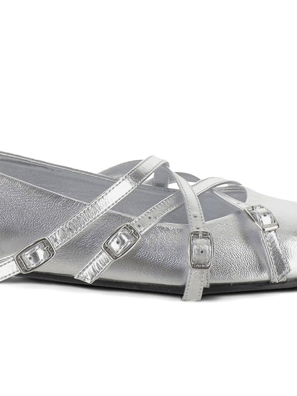Eloise leather ballet flats