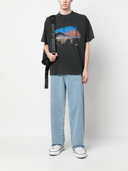 Denim cotton jeans