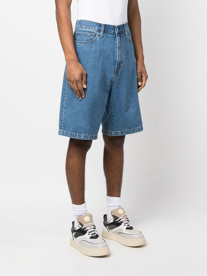 Denim cotton shorts