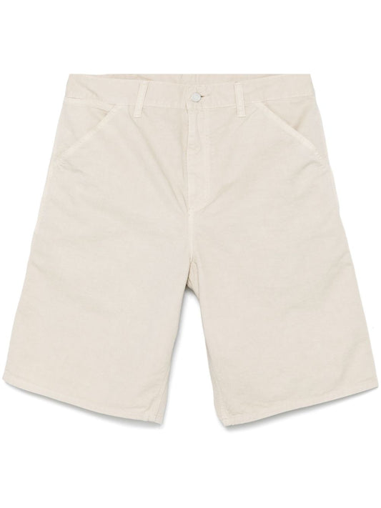 Single knee cotton shorts