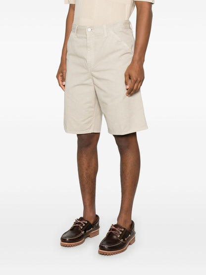 Single knee cotton shorts
