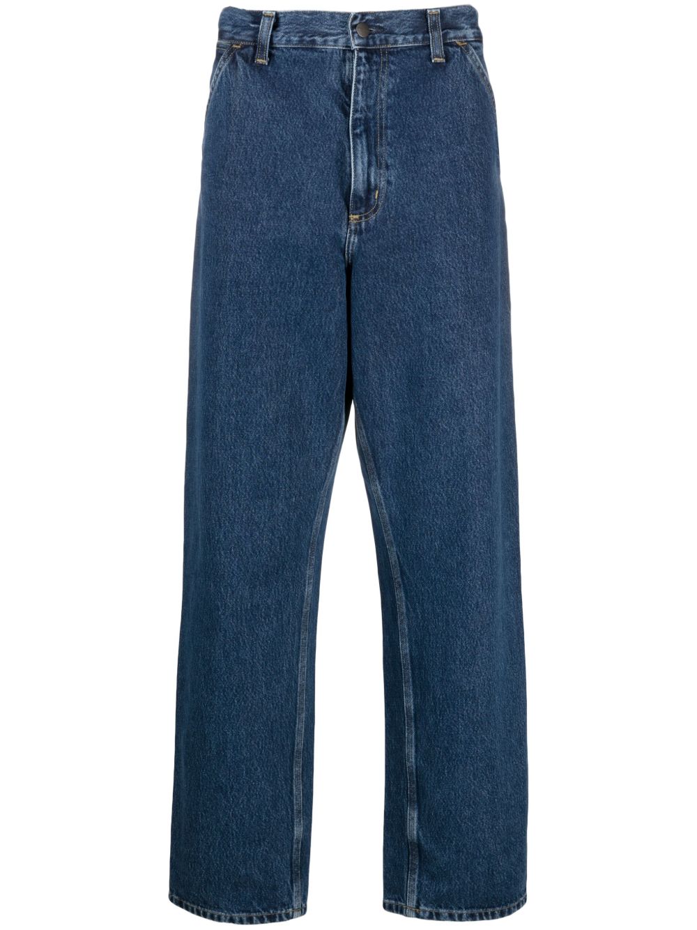 Single knee denim jeans