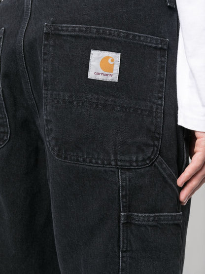 Single knee denim jeans