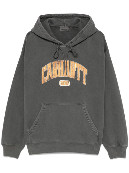 Logo cotton hoodie