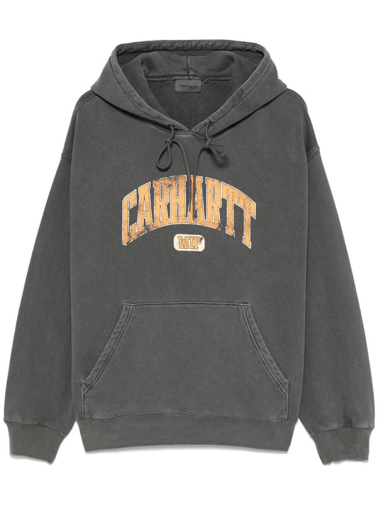 Logo cotton hoodie