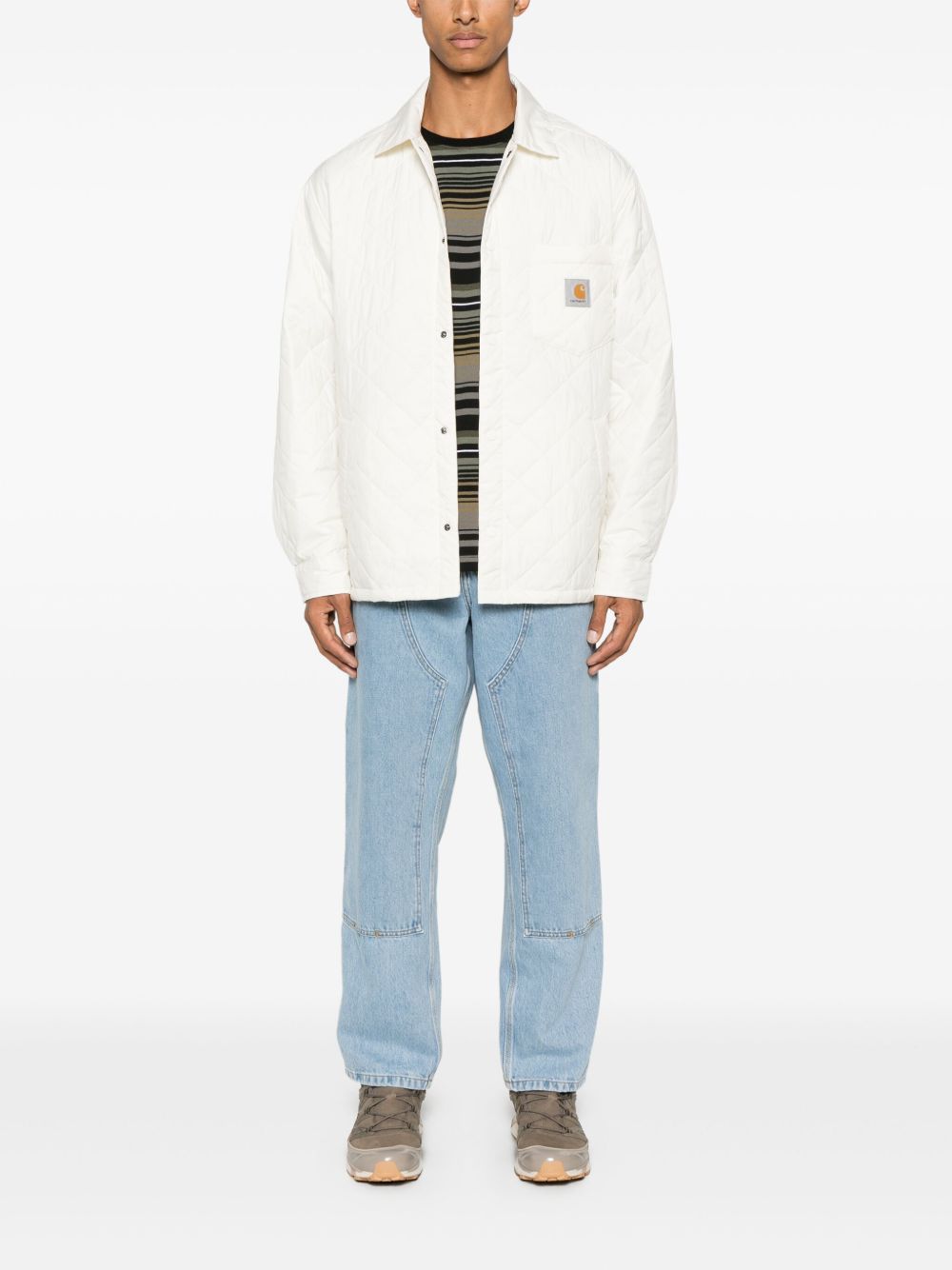 Double knee denim jeans