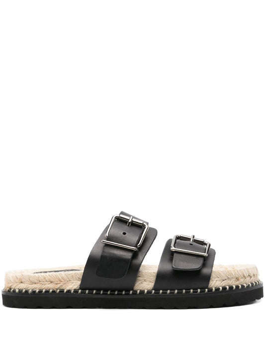 Ter leather flat sandals