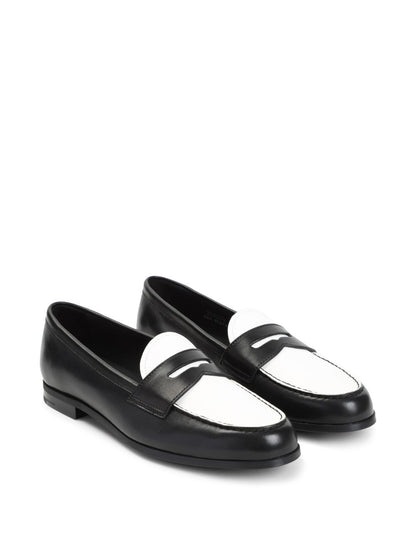 Leather loafers