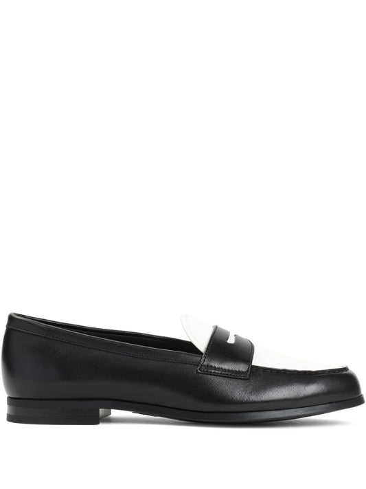 Leather loafers