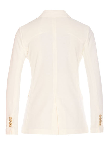 Cotton double-breasted jacket