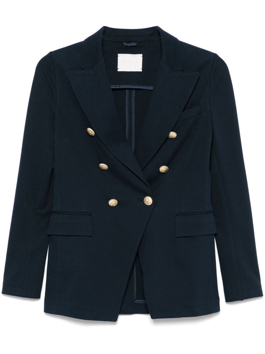 Cotton double-breasted jacket