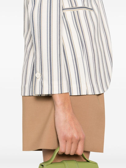 Cotton single-breasted jacket