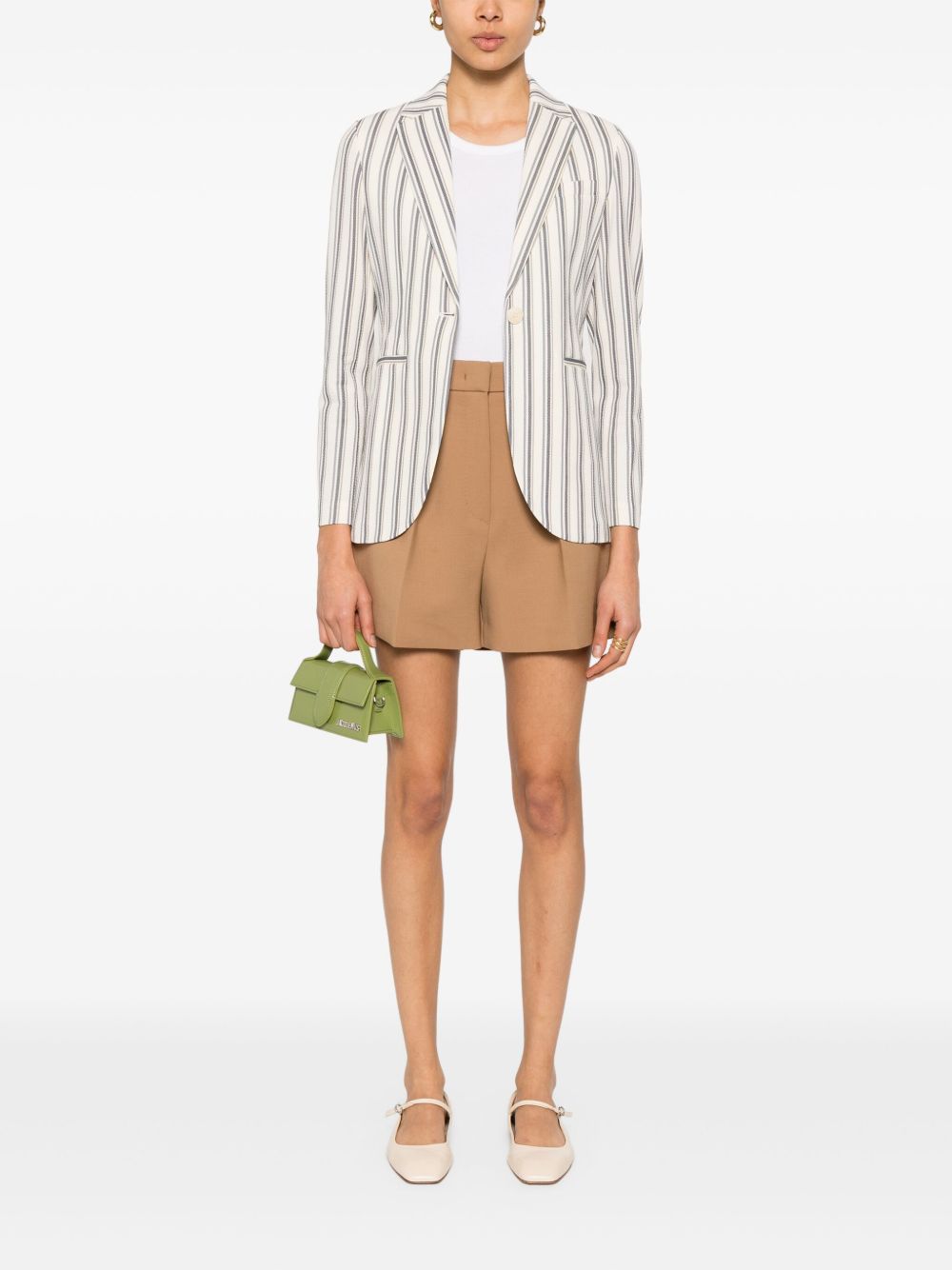 Cotton single-breasted jacket